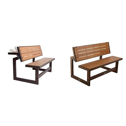 Boda Caning Patio Dining Bench Brown/Black Project 62 Patio