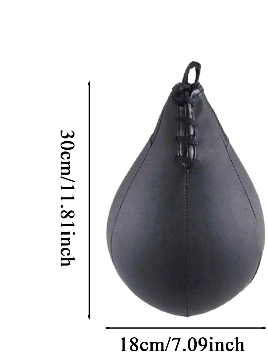 Boxing Speed Bag - PU Speed Bags for Boxing | Pear Ball Punching Bag | Swivel Buckle | Inflator | Boxing Speed Punching Bags and Swivel Set | Speed Bag Boxing for Men | Adult | Gym | Home