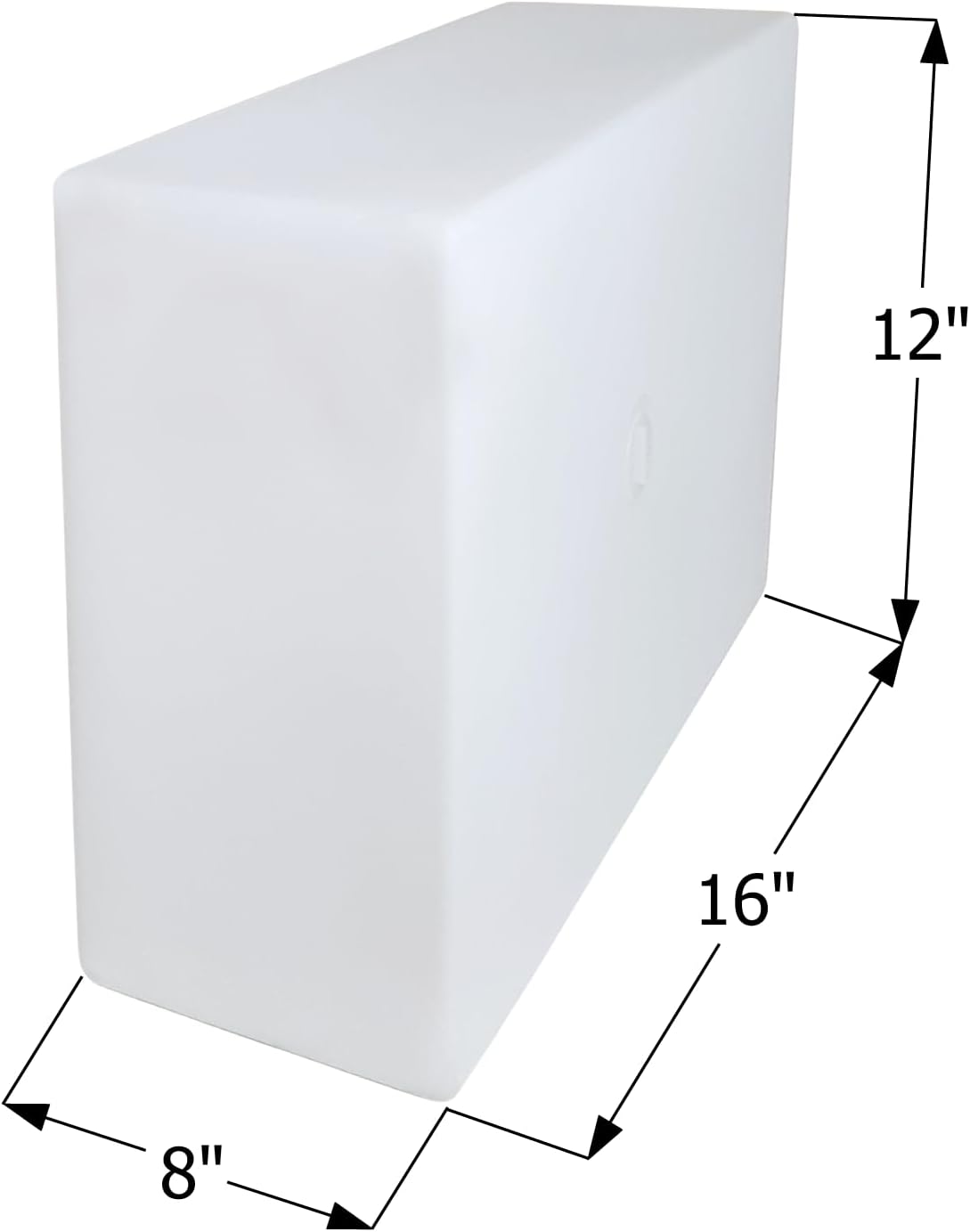 Icon 12508 Fresh Water Tank, WT2474, 16x12x8, 6 Gal., Tank Only