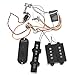 AOWINHIT Electric Bass Pickup Superior Audio Output Preamp for Guitarists of All Levels Plastic and Metal,Excellent Audio Output Electric Bass Preamp Circuit