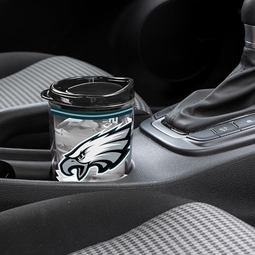 Image of Rico Industries NFL Football Double Wall Mayhem 16oz Tritan Tumbler W Lid