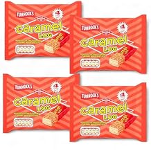 Tunnocks Caramel Log Wafers - 4 x 4 Pack