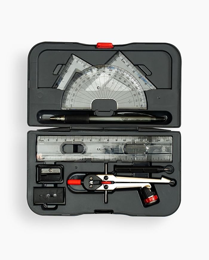 Scholar PRO Mathematical Instrument Geometry Box : Amazon.in: Office ...
