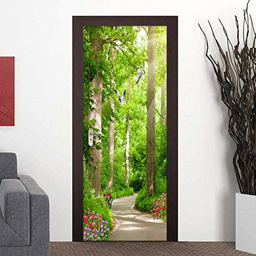 Sticker Mural 3D Paysage - 948NA - Déco Vinyle Pour Porte Ou Mur - Neuf