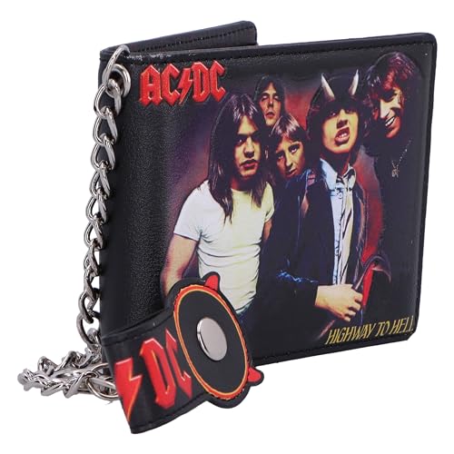 Nemesis Now Unisex's B6608B24 Bi-Fold Wallet, Jet Black, 9.3cm, Jet Black, 9.3cm2