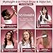 Mythsight StyleVibe 6-in-1 Air Styler, Hair Dryer & Blow Dryer Brush with Auto Wrap Curl L/R, Fast Drying, Smooth Blowouts, Root-Lift Volume, No Heat Damage Frizz-Free Thermal Brush with Travel Bag