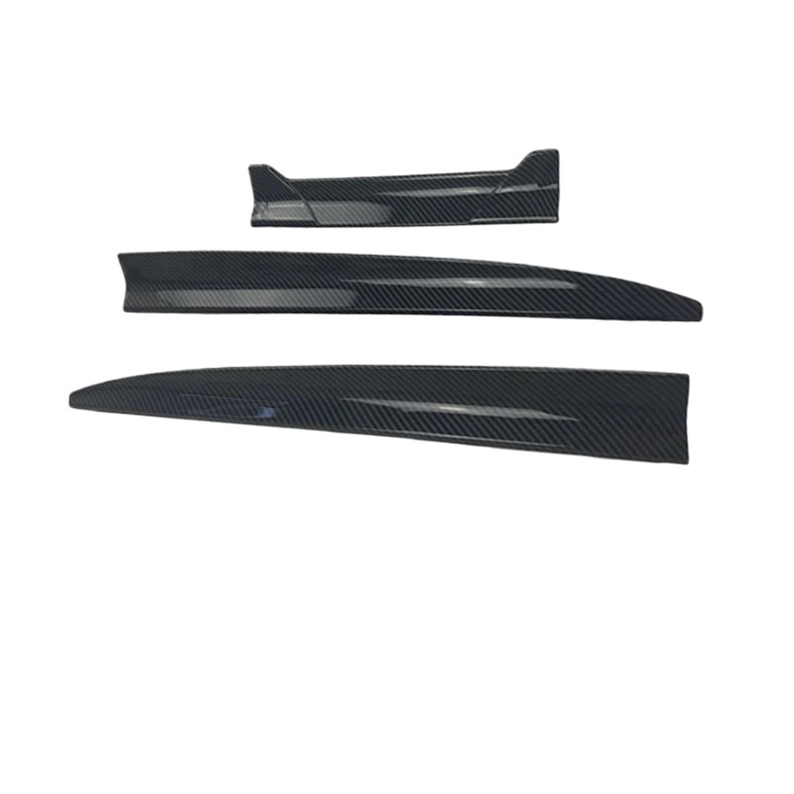 Spoiler Frontali per Auto Spoiler Posteriore Universale per Auto, berlina, Hatchback, Fai da Te, Lunghezza Adatta per Passat B8, Adatto per Audi A3, A6, C7(Style 1 Matt Black)