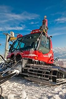Home Comforts Snow Groomer Pistenbully Runway Maintenance Vehicles Vivid Imagery Laminated Poster Print-20 Inch by 30 Inch Laminated Poster With Bright Colors And Vivid Imagery