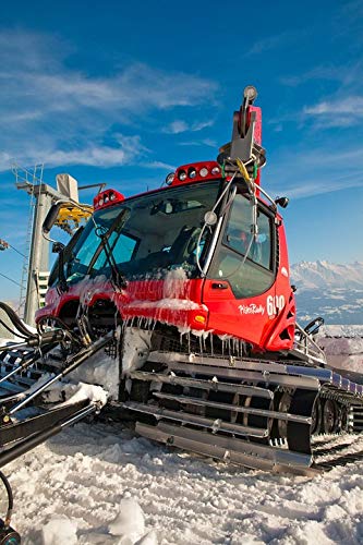 Home Comforts Snow Groomer Pistenbully Runway Maintenance Vehicles Vivid Imagery Laminated Poster Print-20 Inch by 30 Inch Laminated Poster With Bright Colors And Vivid Imagery