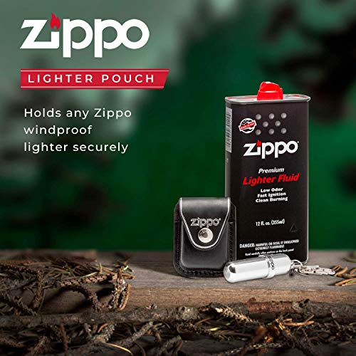 Zippo Lighter Pouch With Loop, Brown #TOP3