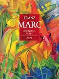  Franz Marc Kalender 2024, Wandkalender im Hochformat (50x66 cm) - Kunstkalender Expressionismus / Der Blaue Reiter