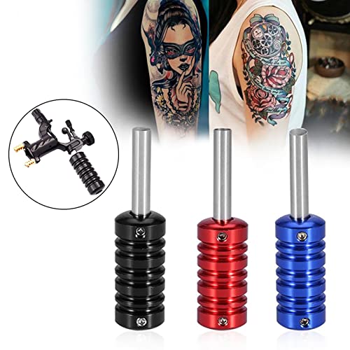 Tattoo Tips And Grips - Combofix 22Pcs Assorted Tattoo Stainless Steel Tattoo Tips Round Diamond Magnum Rt Dt Ft Nozzle Tips Kit With 3Pcs 22Mm Aluminum Tattoo Grips Tubes Tattoo Supplies #TOP5