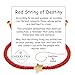 Cherry Tree Collection Lucky Red String - Star Bracelet - for Protection & Good Luck – Adjustable Red Thread Bracelet for Men & Women, Bracelet for Protection, Luck and Abundance