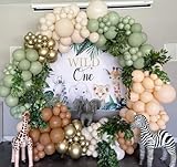 Actividad Divertida de Bricolaje: Nuestro kit arco guirnalda globos está equipado con suficientes globos. Hay globos dorados, verdes y marrones en el traje. Hay globos de diferentes tamaños y muchas combinaciones, que son muy interesantes. Puedes completar esta cadena de globos con tu familia. Será una actividad divertida y significativa.