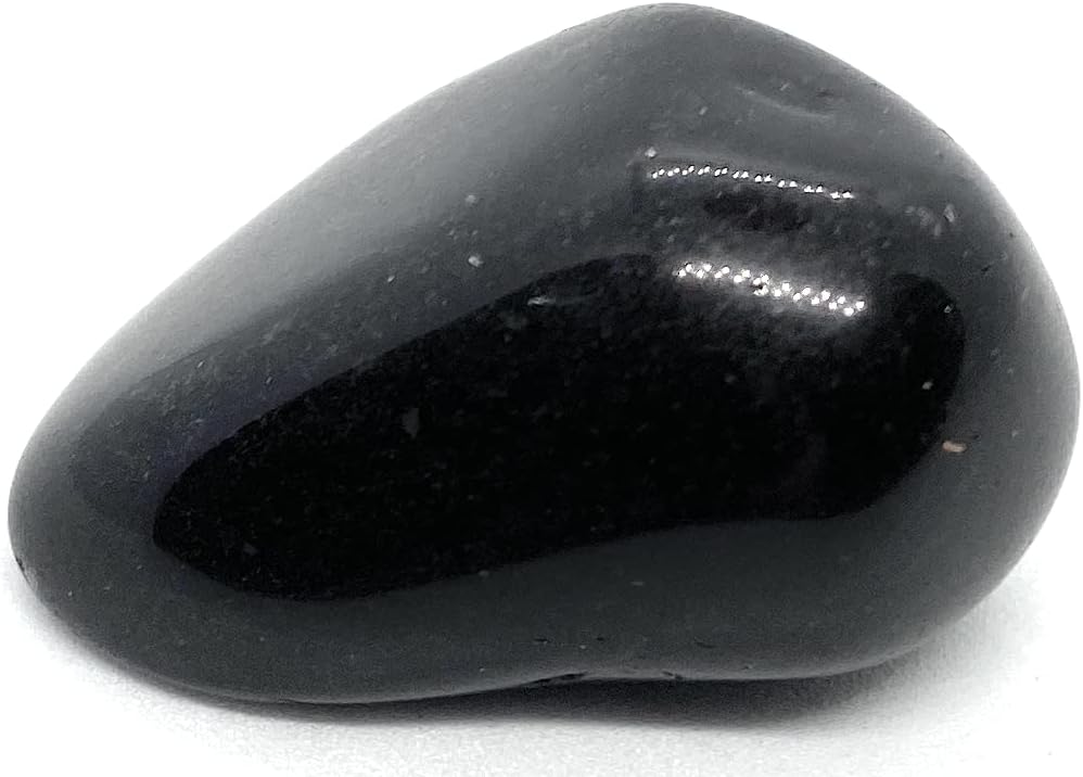 Black Obsidian Large Crystal Tumbled Stone - 1 Pc