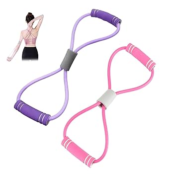 Resistance Band With Handles, Figure 8 Arm Exercise Bands, Chest