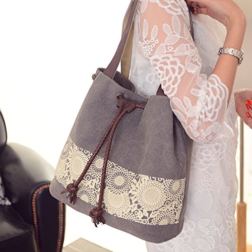 Sac seau littéraire en toile haut de gamme aux finitions artisanales durables