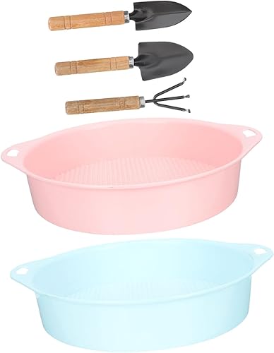 Miniatura 1 de KESYOO 1Set Ergonomic Rake Planting Shovels Soil Sifters for Easy Transplanting Lightweight Durable for Vegetables and