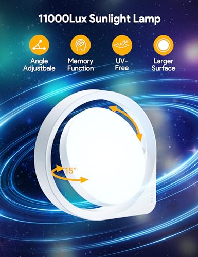 image for MediAcous Light Lamp, UV-Free 11000Lux Light, 7 Dynamic Scenes Mode La