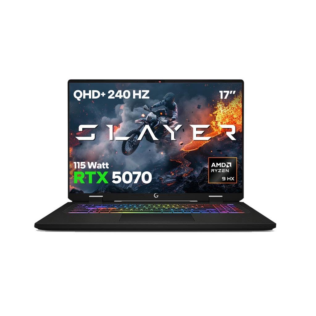 Game Garaj Slayer R9M3D XL-5070 C2 AMD Ryzen 9 9955HX3D 32GB RAM 1TB SSD RTX5070 17" QHD+…