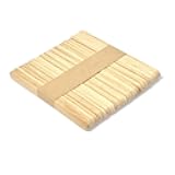 Artzuvs 200 Pcs Natural Wood Popsicle Craft Sticks 4.5 inch for DIY Crafts,Ice Cream