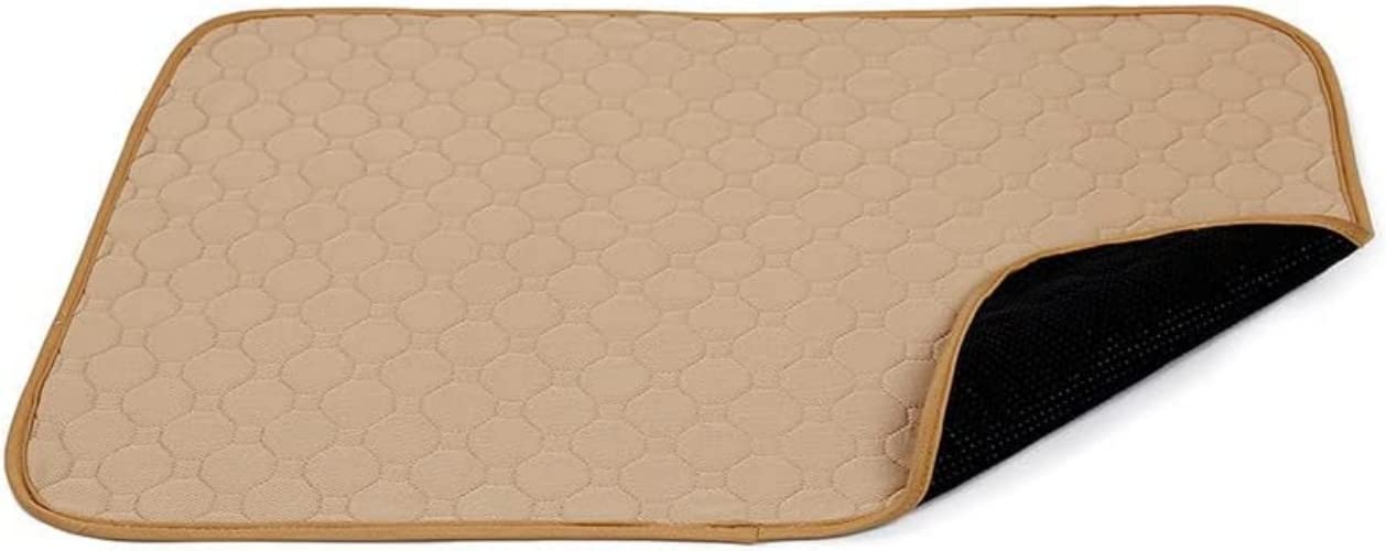 Tapis d'urine imperméable lavable pour éviter les fuites sur le parquet et protéger le sol beige