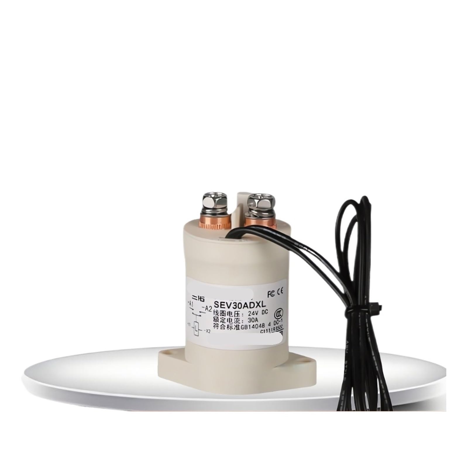 OSHZIKJII SEV30AD DC Contactor Relays Switch for Solar System, Electric Motor 12V 24V 36V 48V 72V(60V,1NC)