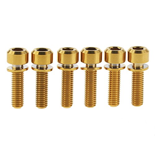 Dingtai 6 `^]ԃ{goCNXe M5x16mm M5x18mm M5x20mm Zp{g (S[h, M5x18mm)