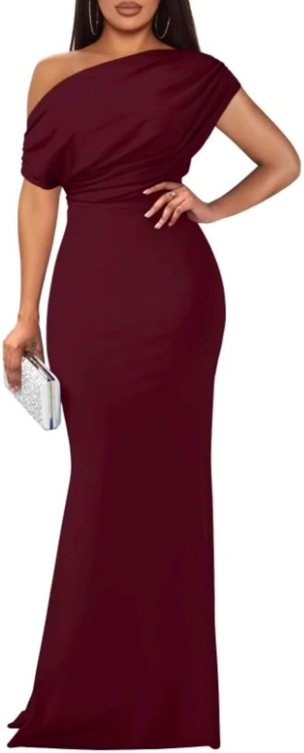 Aoleaky Women's French Style Sleeveless Bodycon Dress, Formal Party Midi Dress