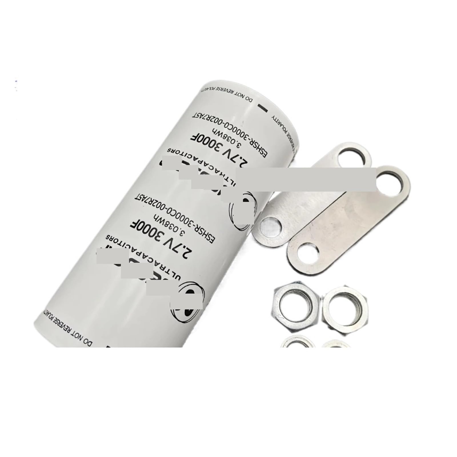 Capacitor 2.7v 3000F à faible résistance interne taille 60x138mm pour stockage