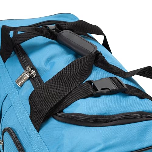 Image of Rockland Rolling Duffel Bag, Black, 22 inch