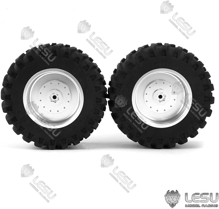 US in Stock, LESU Metal Rear Wheel Hub for 1/16 Walking Tractor DIY Model RC Dumper Truck Parts