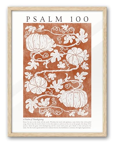 EcoHest Fall Botanical Pumpkins Framed Wall Art