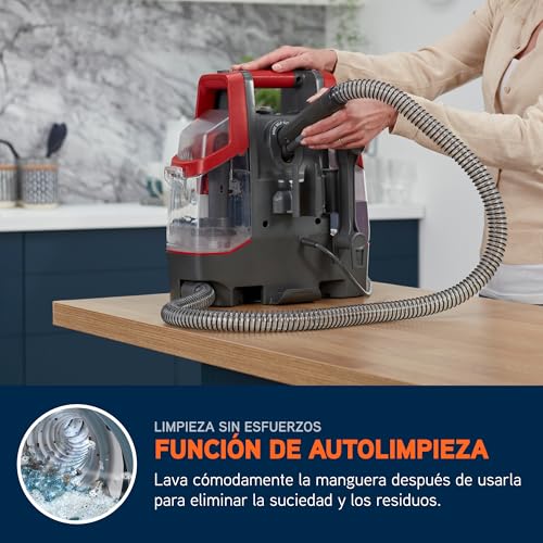 Vax SpotWash quitamanchas y limpiador de alfombras y tapicería con potente succión, para escaleras, sofás, coches y superficies duras, portátil para la limpieza diaria del hogar - imagen 8