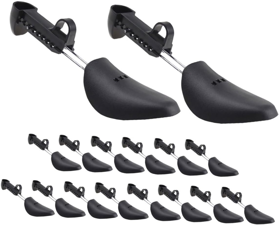SOIMISS 8 Pairs Adjustable Shoe Stretchers for Men Women, Plastic Shoe Shaper Support Tool, Sneaker and Boot Tree Preventing Crease and Maintaining Shape