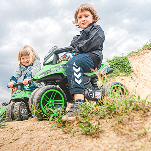 Falk- Portador Moto Kawasaki Bud Racing Quads, Color Verde (502KX)