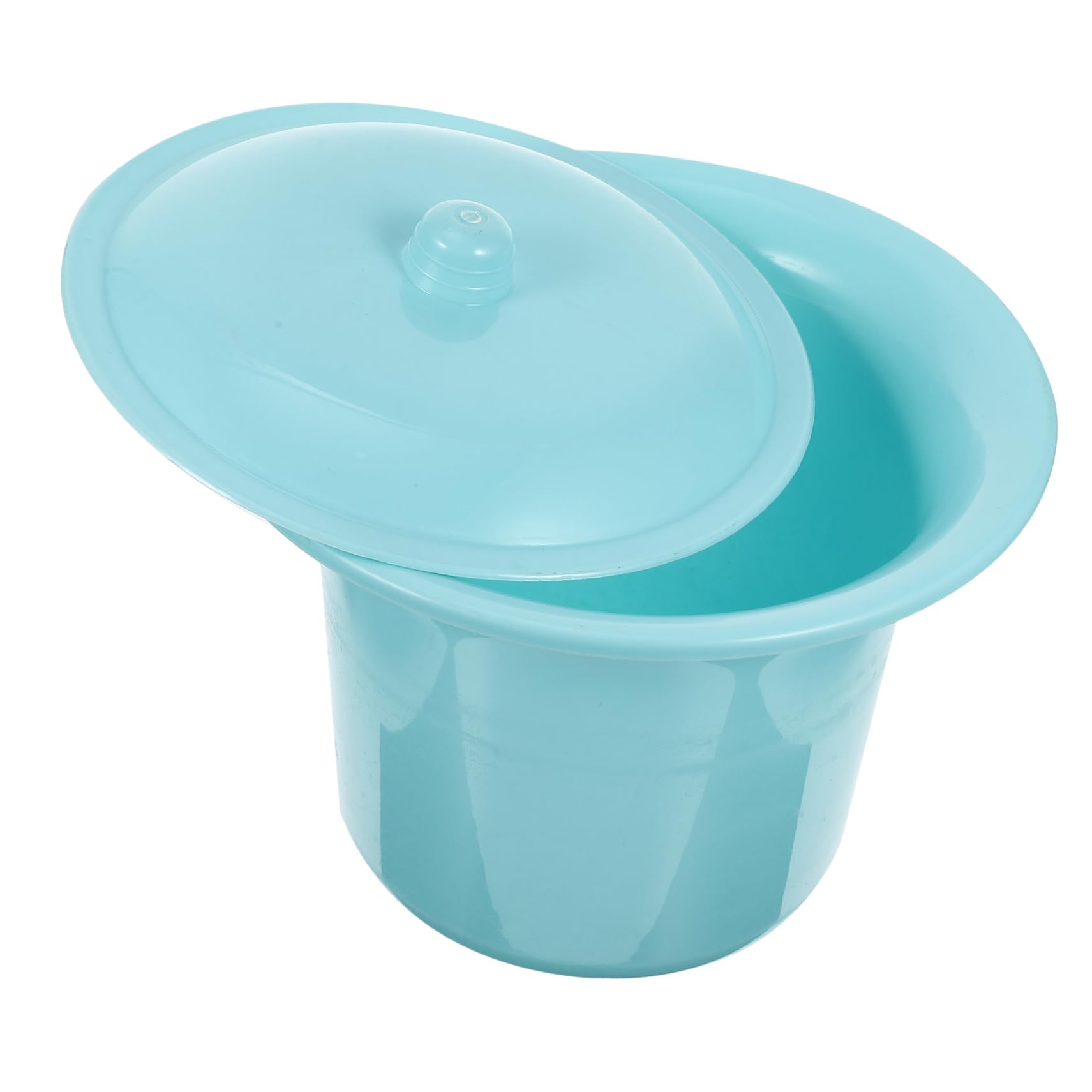 minkissy Thick Cover Urinal Portable Night Pot for Elderly Pregnant Women Boys and Girls Lid