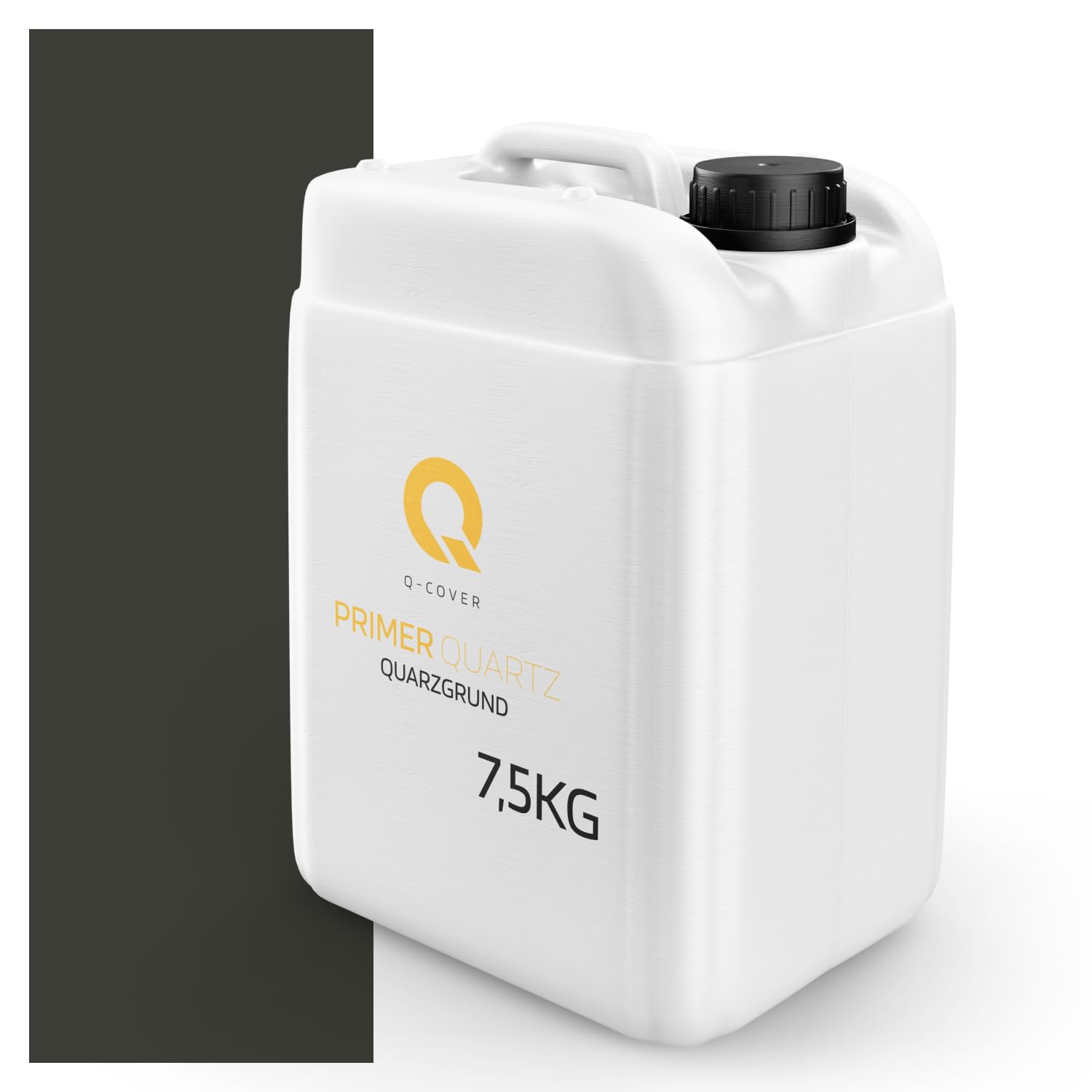 Quarzgrund für Dekorativer Putz mit Mica Graphit D924 7,5KG | Acrylatdispersion Grundiermittel Innen & Außen für Wände und Decken Grundierung Schutz Mosaikputz ca. 0,3-0,4 KG/m2