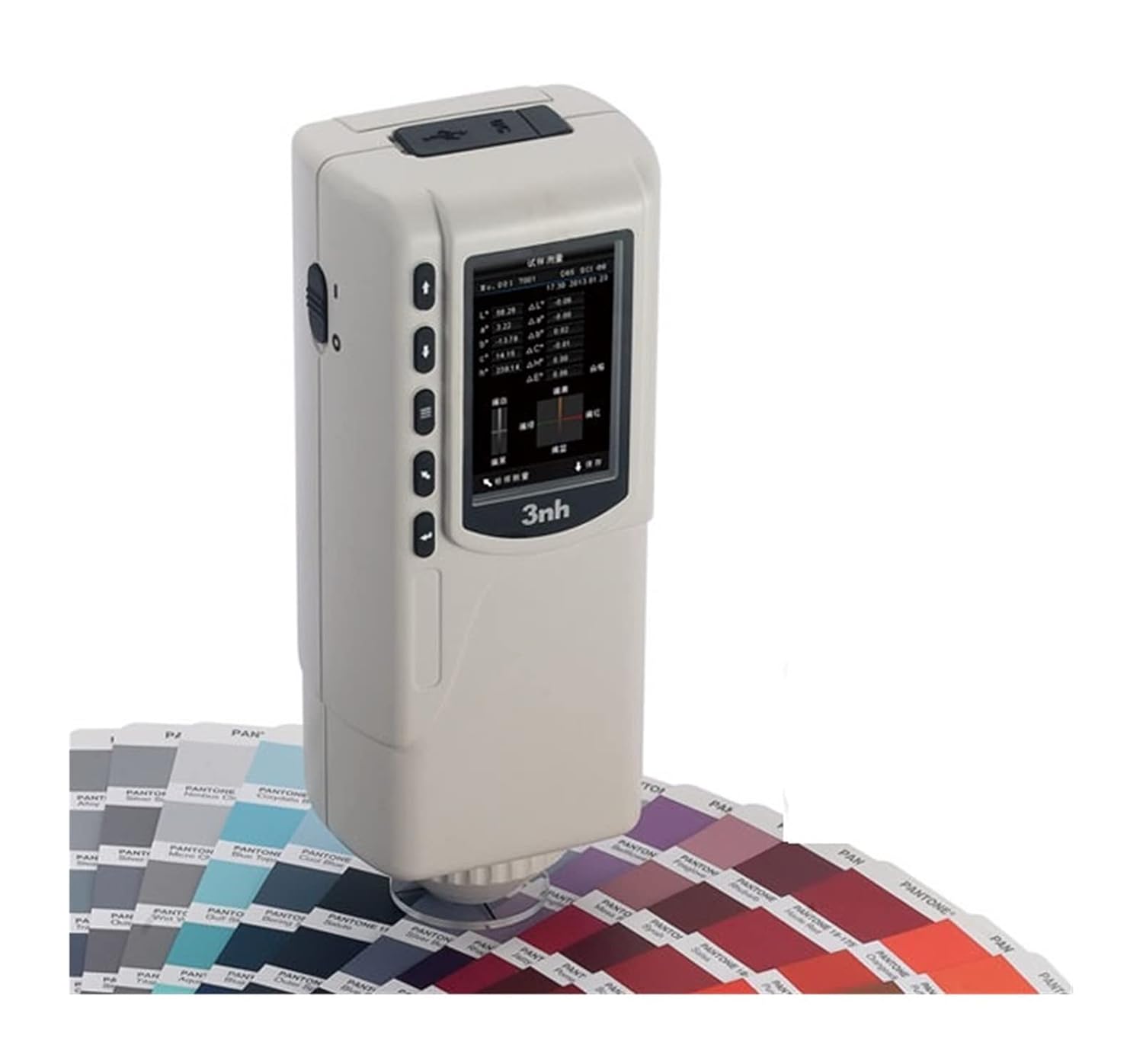 PANDAJOJO Color Analyzer NR110 Portable Precision Colorimeter Color Difference Meter Tester 4mm Diameter Measuring Aperture High Precision and Stability, 32754996173