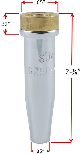 Miniatura 11 de Antorcha de oxicombustible resistente compatible con Harris con válvulas de retención + punta de corte + punta de soldadura + punta de calentamiento