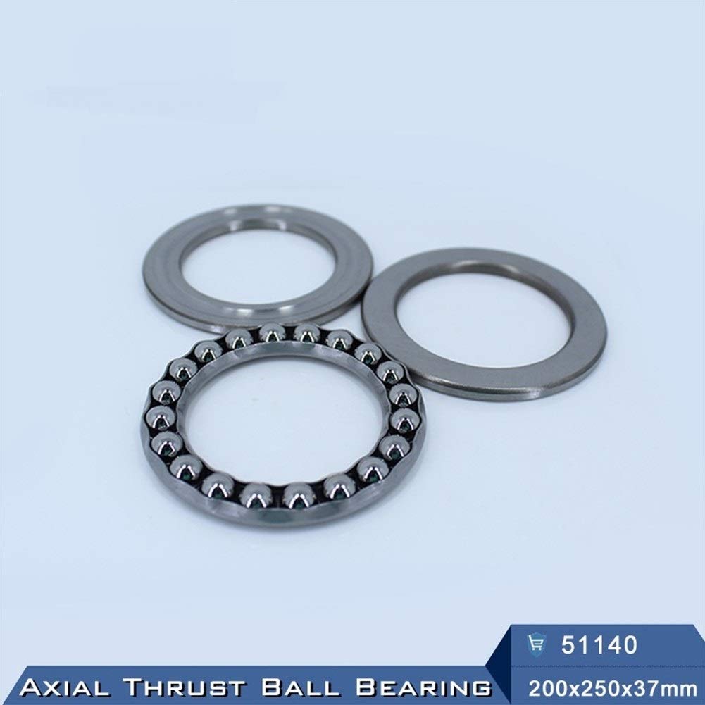 51140 Thrust Ball Bearing 200x250x37mm ABEC-1 Axial Ball Bearings with Grooved Raceway 8140