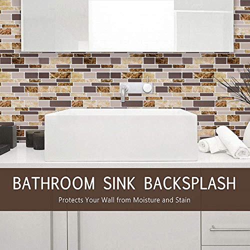 Vamos Tile 10 Sheets Peel and Stick Kitchen Backsplash - 12