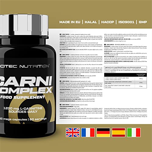 Carni Complex L-Carnitine Acetyl gélules 1200 mg minceur sport - 5