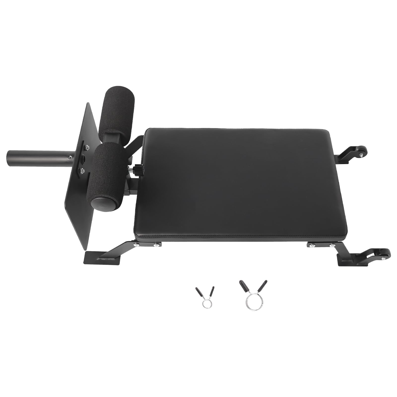 Curl Workout Bench, Adjustable Nordic Wave Bench, Home Gym Hamstring Curl Machine & Glute Bench, Heavy Duty Curl Workout Bench with Transport Wheels, for Home and Office Gym Exercise