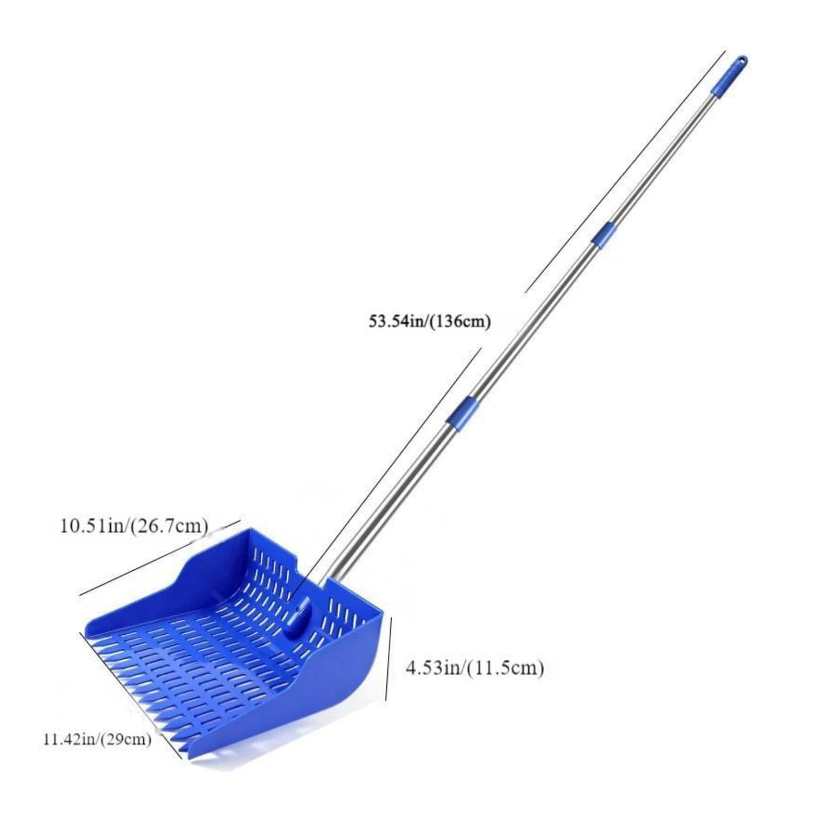 Pelle à Litière Antiadhésif, Tête en Plastique, Largeur 29 Cm