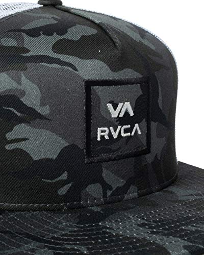 Image of RVCA Men's Trucker Hat, Adjustable Snapback Cap for Streetwear & Skating, Lightweight Breathable All-Day Comfort