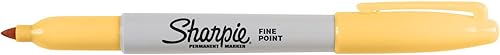 Vista 42 de Sharpie Marcador permanente, punta fina para detalles llamativos, tinta negra, 1 rotulador Negro