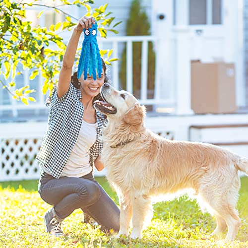 Alphatool Squeaky Dog Toys, Octopus Toys For Aggressive Chewers, Tough No Stuffing Plush Large Dogs, Crinkle Interactive Puppy Small Medium Dogs(3Pcs) #TOP5