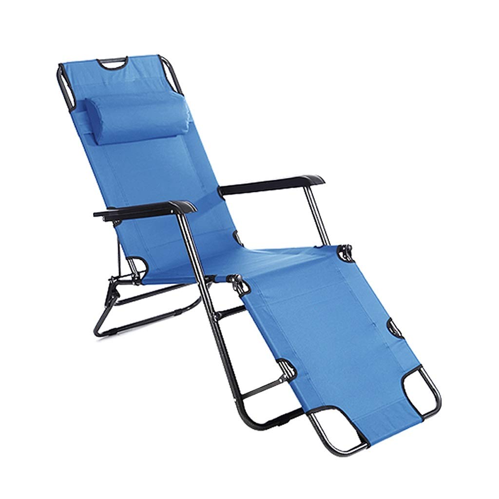 Chaise de jardin pliante pour soulager le dos, lit d'appoint inclinable 150 kg