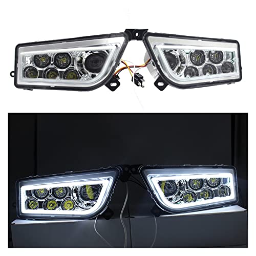 Faros LED Angel Eyes solucionan falta luz en Polaris Turbo con Halo verde 3